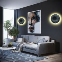 Nordic LED Ceramic Living Room Bedroom Wall Lamp Balcony Study Room Lighting Ho Restaurant Art Deco Lamp