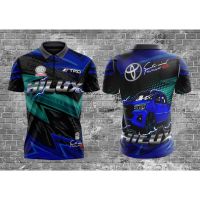 Hilux Car Full Sublimation Car Polo Shirt with Collar