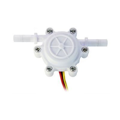 0.2-8L/นาที Water Hall Effect Flow Sensor Meter 1/4 Quick Connect Flow Meter Flowmeter Counter For Coffee Machine Plastic