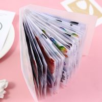 Art Nail Sticker Binder Book Plastic Nail Decals Organizer Holds Up to 80 Pcs