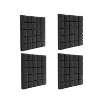 4Pcs/Set 500X500X50mm Soundproof Foam Panels Acoustic Sound Absorption Sponge for Walls Sound Acoustic Panels