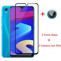 2PCS For Vivo Y1S Glass for Vivo Y1S Tempered Glass Film Screen Protector HD Camera Len Film for Vivo Y1S