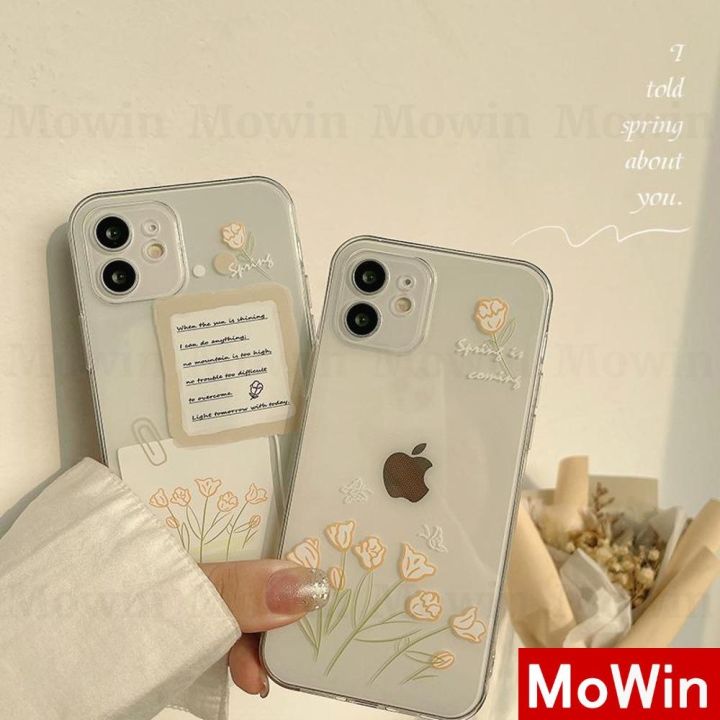 mowin-เคสไอโฟน-เคส-iphone-ซิลิโคนนุ่มเคสใสคุณภาพสูง-tpu-กล้องคุ้มครองเต็มรูปแบบเคสกันกระแทกดอกไม้สไตล์เรียบง่ายสำหรับ-iphone-13-pro-max-iphone-12-pro-max-iphone-11-pro-max-iphone-7-plus-iphone-xr-xs-m