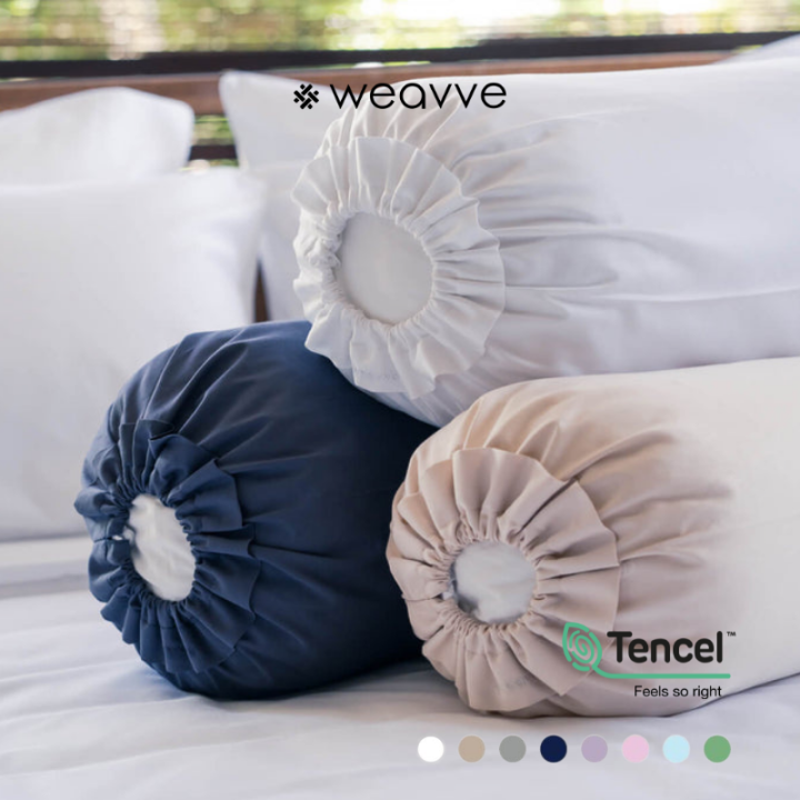 Weavve Home Signature TENCEL™ Lyocell Bolster Case 400 Thread Count