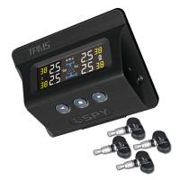 【LZ】☜▲☒  Solar Power TPMS Car Tire Pressure Monitoring System 4 Sensor interno SPY V10