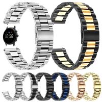 gdfhfj 22mm Stainless Steel Watchband for Fossil Gen 5 Carlyle HR/ Julianna/ Garrett/ Fossil Hybrid Watch HR Metal Strap Band Bracelet