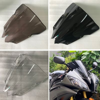 กระจกบังลมหน้าสำหรับ2008 2009 2010 2012 2013 2014 2015 2016 Yamaha YZF 600ที่เบนทางลม R6ฟองคู่ YZF-R6 YZFR6