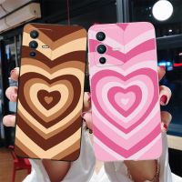 For vivo V23 5G Case V2130 Shockproof Cute Love Heart Silicone Soft TPU Phone Cover for Vivo V23 5G vivoV23 V 23 Case 2022 Funda