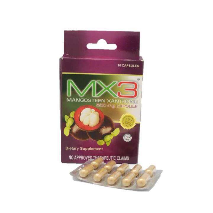 MX3 Food Supplement 500mg 10 Capsules Lazada PH