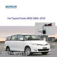 2023wq2tq7 Yessun กล้องป้ายทะเบียนรถสำหรับ XR50 Previa 2006 2018อุปกรณ์ช่วยจอดรถมองหลัง