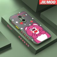 เคส JIUMOO สำหรับ Xiaomi Redmi Note 4 Note 4x Note 4 Pro การ์ตูนน่ารักหมีสตรอเบอร์รี่ Lotso กันกระแทกเคสโทรศัพท์มีลายซิลิโคนเปลือกแข็งคลุมทั้งหมดป้องกันเลนส์กล้องเคสนิ่ม