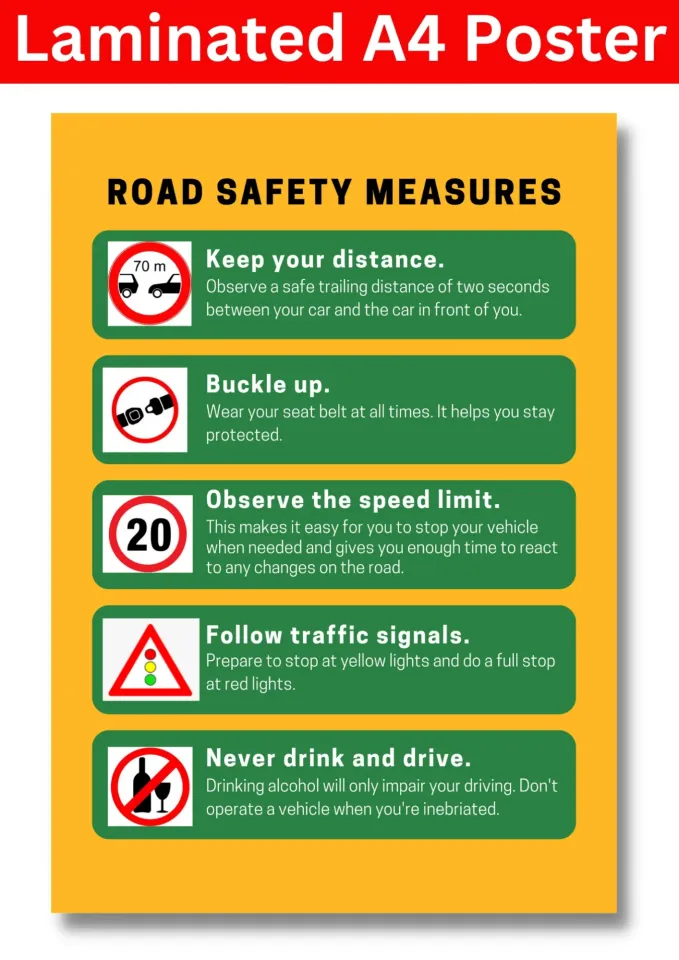 Safety Month- Road Safety Posters