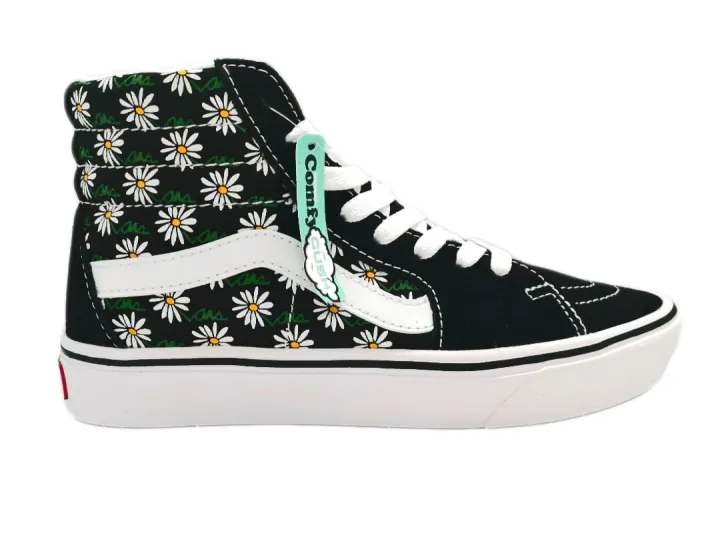 vans high top flower