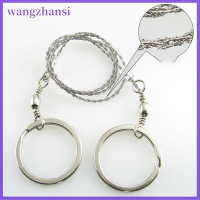 wangzhansi กระเป๋ากลางแจ้งแบบพกพาสายไฟ SAW Carbon Ring เดินทางตั้งแคมป์สแตนเลส