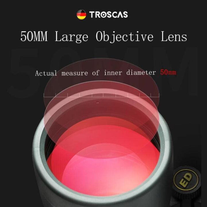 troscas-เลนส์-ed-ประสิทธิภาพสูง-binoculars10-12x50-ipx7กันน้ำ-bak4สายตาปริซึมกล้องโทรทรรศน์เอชดีสำหรับตั้งแคมป์และล่าสัตว์การท่องเที่ยวกลางแจ้ง