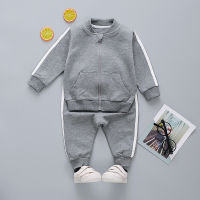 Sports fashion Brand Boy Girl Clothing autumn Casual Tracksuit Kids Zip jacket sportswear Letter Sets Infant Clothes Baby Pants