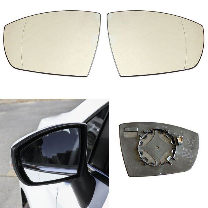 Auto Replacement Left Right Heated Wing Rear Mirror Glass For Ford