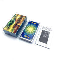 ปาร์ตี้ Fate Divination Tarot การ์ดเกมยอดนิยม Tarot Deck 78การ์ดชุดสำหรับเล่นเกมกระดานภาษาอังกฤษด้วยคู่มือ Oracle Card