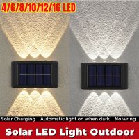 (TEX)Solar Light Waterproof Solar Led Light Outdoor Sunlight Lamp for Garden Street Landscape Balcony Decor Solar Wall Lamp Outdoor