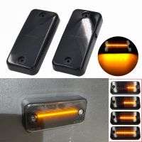 2Pcs Car Side Marker Lights For Renault Trucks Magnum/ Citroen / Peugeot Boxer Dynamic Turn Signal For VOLVO/ Iveco Daily/ DAF