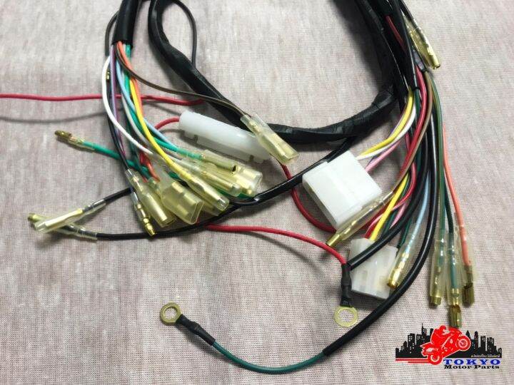 honda-cb100-cb125s-cl100-cl125s-wire-wiring-set-ชุดสายไฟ-สายไฟทั้งระบบ