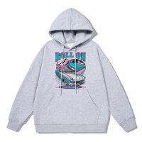 Cotton Hoodie Men Street Sports Car Club Culture Printed Sweatshirt Winter Cotton Thick Hooded Fashion Casual Tracksuit Size XS-4XL