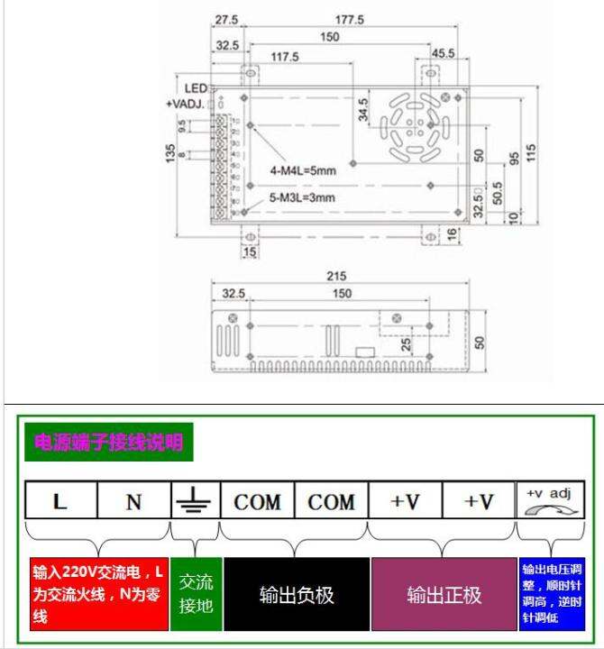 มอเตอร์สวิตช์จ่ายไฟสลับ0-60v-แบบปรับได้แหล่งจ่ายไฟของอุปกรณ์อุตสาหกรรม-j76เริ่มต้น60v-6a-360w