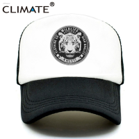 2023 New CLIMATE Tiger Cap Cool Wild Life Tiger Trucker Cap Cool Black Cool Men Hip Hop Hat Baseball Cap Cool Summer Mesh Cap for Men Versatile hat