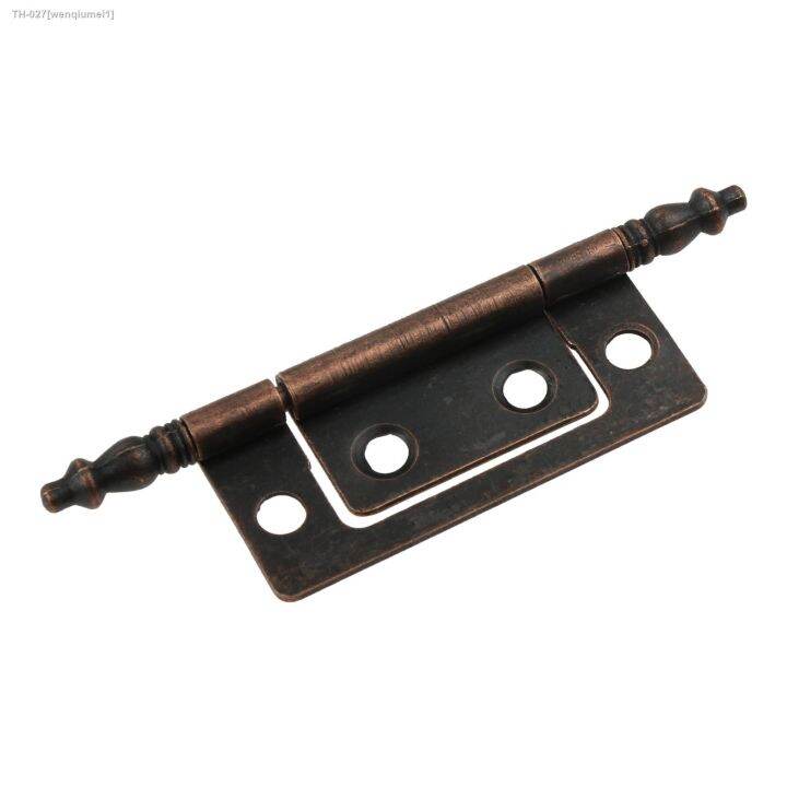 2pcs-6-holes-crown-head-hinges-antique-bronze-jewelry-wooden-gift-box-decorative-hinge-for-cabinet-furniture-fittings