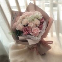 [COD] bouquet birthday gift for girlfriend carnation simulation soap flower Mothers Day