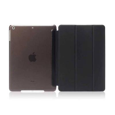 Case cool cool Case iPadAir iPadair1 Case เคสไอแพดแอร์ 1 iPad Air 1 Magnet Transparent Back case (Black/สีดำ)