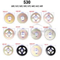 1ชิ้นโซ่530 28T/31T/32T/35T/37T/40T/41T/45T เฟืองด้านหลังสำหรับ ATV Quad Pit จักรยานสกปรกรถบั๊กกี้โกคาร์ทมอเตอร์รถจักรยานยนต์