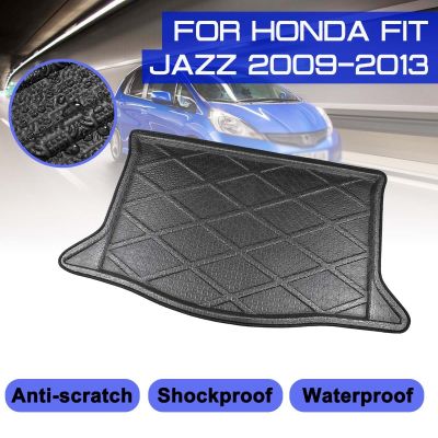 สำหรับ Honda FIT JAZZ 2009 2010 2011 2012 2013พรมปูพื้นรถยนต์พรมด้านหลัง Anti-Mud Cover