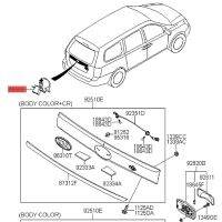 Car Rear Backup Reverse View Parking Camera Replacement Accessories Fit for Hyundai Sedona 2006-2014 96566-4D520 96566-4D510 96566-4D521