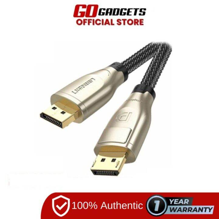 Ugreen 4k 8k Display Port Cable Zinc Alloy Shell Braided 2m Dp112 60843 ...