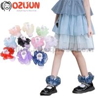 Baby Girls 0-6 Years Newborn Ruffle Tutu Socks Toddler Turn Cuff Big Full Organza Pageant Fanfare Socks Tutu Party Dress Socks Dresses