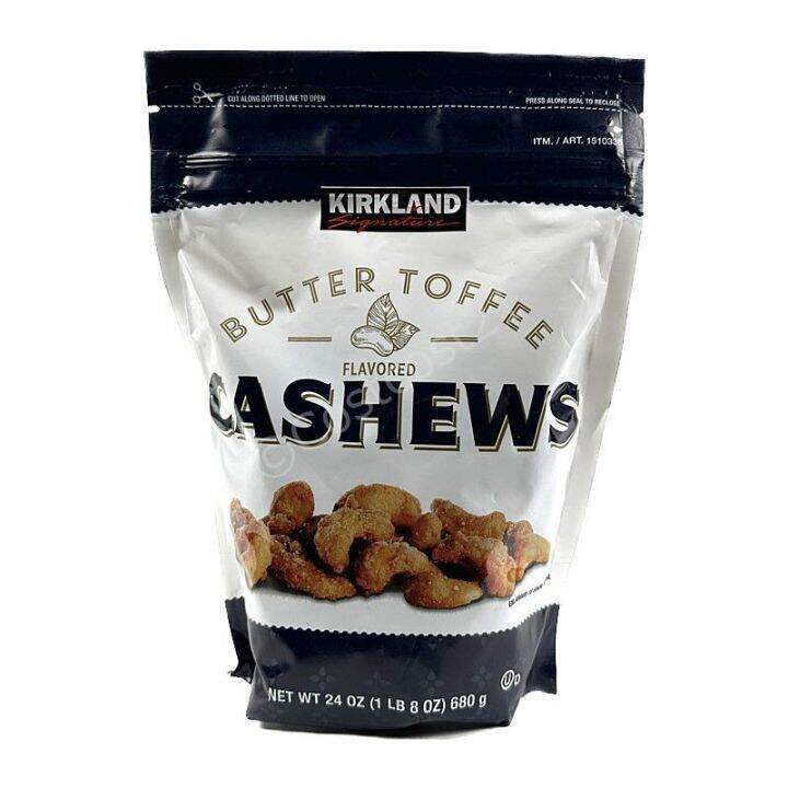 Kirkland Signature Butter Toffee Cashews nuts 680grams Lazada PH
