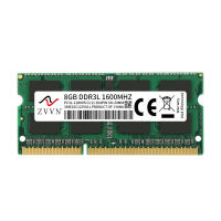 ZVVN 8GB DDR3L 1600MHz PC3-12800S 3S8E16C11ZV01-L 204Pin 1.35V CL11 204Pin SODIMM Laptop Memory Green