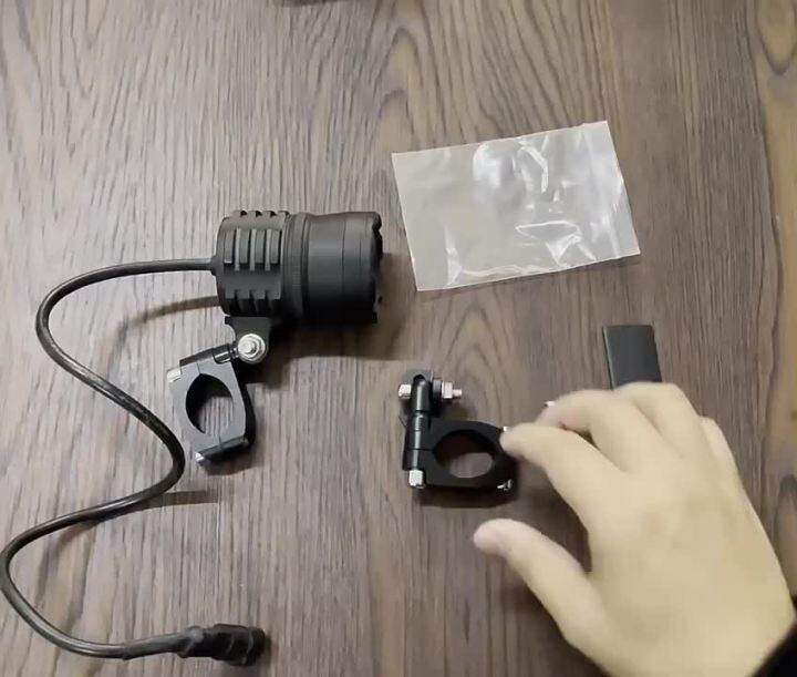 Mounting cket Kit LED Motorcycle Light Horizontal Bar Tube Clamp Roof