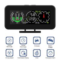 Head Up Display Speed Slope Meter Digital GPS M60 Inclinometer Car HUD Compass Overspeed Alarm Off Road Accessories Speedometer