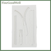 FineGoodWell ซิปซิลิโคนเค้กแม่พิมพ์ช็อกโกแลตวุ้นอบแม่พิมพ์น้ำตาลเครื่องมือหัตถกรรม