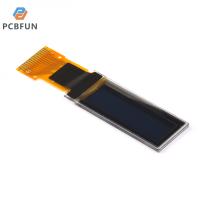 pcbfun โมดูลจอ OLED LCD ขาวดำ0.91นิ้ว15PIN 3.3V ความละเอียด128*32ไดร์เวอร์ชิป SSD1306อินเตอร์เฟซ SPI (สีขาว/สีฟ้าจอแสดงผล)