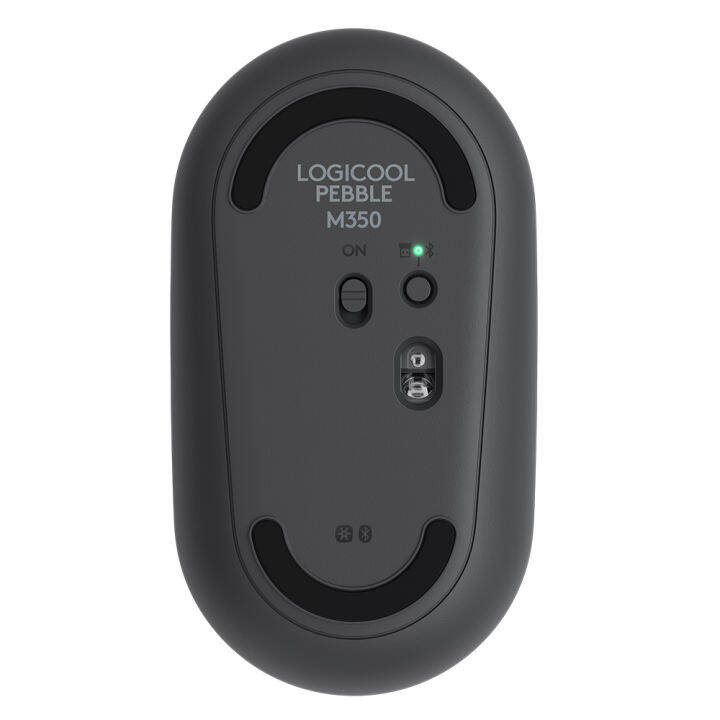 logitech-m350-pebble-wireless-and-bluetooth-mouse-เมาส์ไร้สาย-เสียงคลิกเบา-สีดำ-ของแท้-ประกันศูนย์-1ปี-graphite