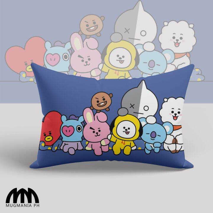 BTS x BT21 Pillows Mugmania BTS x BT21 Pillows V3 (Available in 3