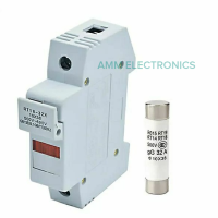 ถูก! RT18-32X AC 32A 1 Pole 10X38 มม.DIN Rail Mountฟิวส์ผู้ถือฐานใหม่