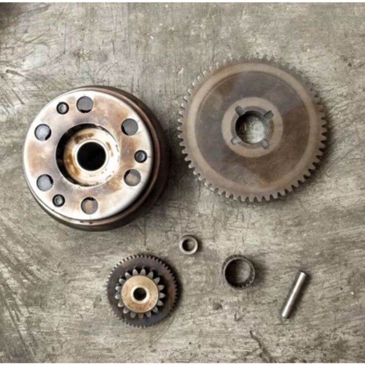 GEAR GIGI DOUBEL STATER FULL SET MAGHNIT ONEWAY HONDA SUPRA X 125
