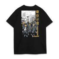 Anime T-shirt for men ชายเสื้อยืดอะนิเมะสีดำคอลเลกชันฤดูร้อนผ้าฝ้ายคอกลมแขนสั้น