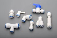 【cw】 1/4 OD PE TUBE to tube Quick Connector Family drinking water RO filter reverse osmosis system ！