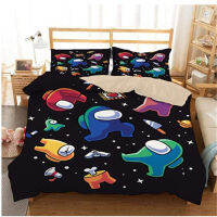 Among Us Games Printed Bedding Set Super Soft Duvet Cover For Child Twin Full Queen King Size Bed Linens