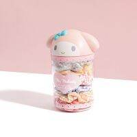 MINISO Sanrio Mini Clamshell Stationery Storage Barrel Desktop Pen Holder Cute Makeup Brush Storage